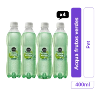 Acqua Postob&oacute;n Frutos Verdes pet 400 ml x 4 und