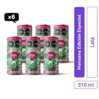 Gaseosa Manzana Postobón Lata 310 ml Ed. Especial Nacional x 6 und