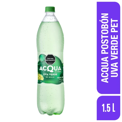 Acqua Postobón Uva Verde pet 1.5 L x 1 und