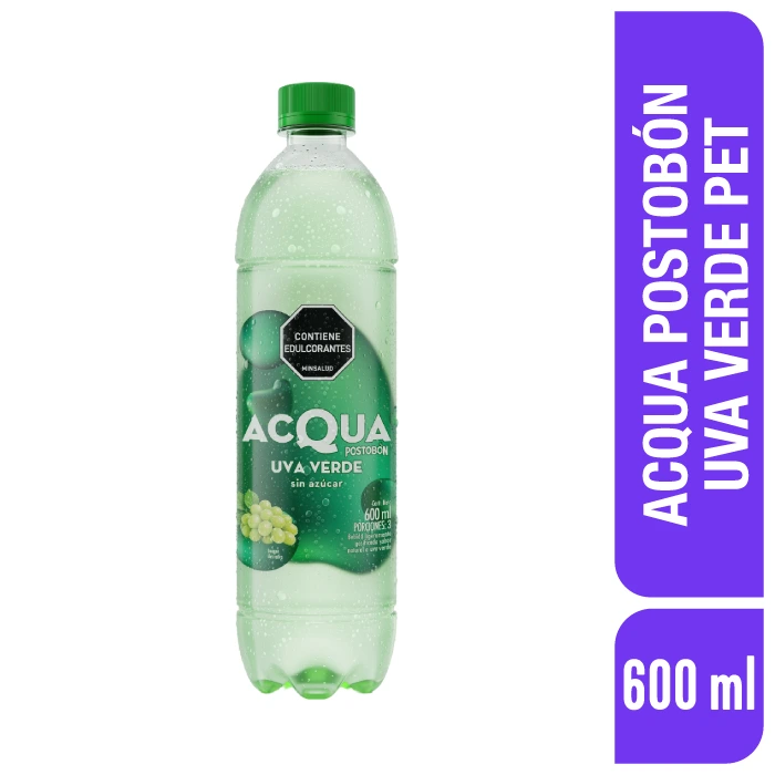 Acqua Postobón Uva Verde Pet 600 ml x 1 und