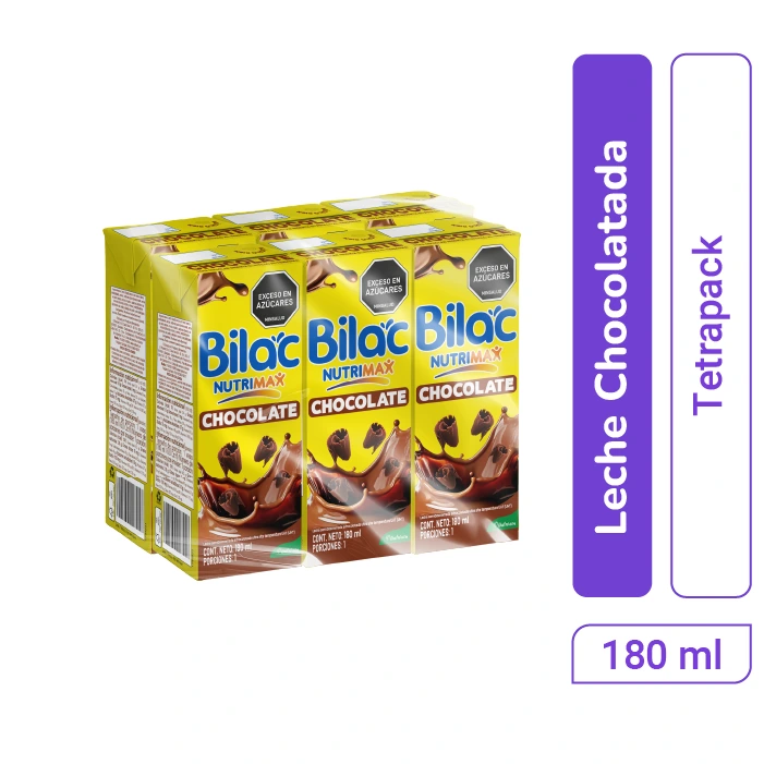 Leche Achocolatada Bilac 180 ml Tetrapak x 6 und