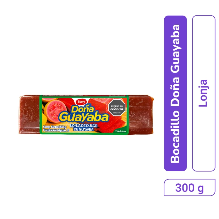 Doña Guayaba Dulce Rojo Lonja 300 gr