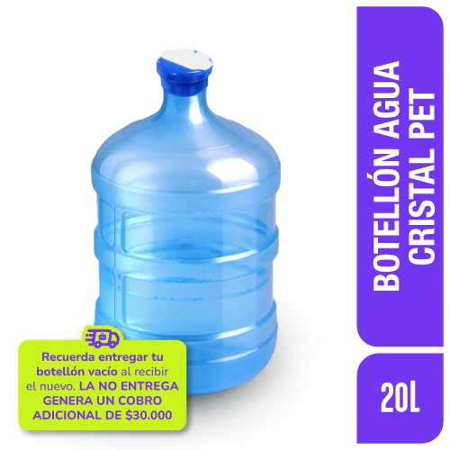 Recarga Botell&oacute;n Agua Cristal 20L x 1 und