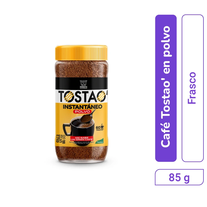 Caf&eacute; Tostao Soluble Polvo 85 gr x1 und