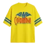 Camiseta Colombia Amarilla Talla S (Oversize)