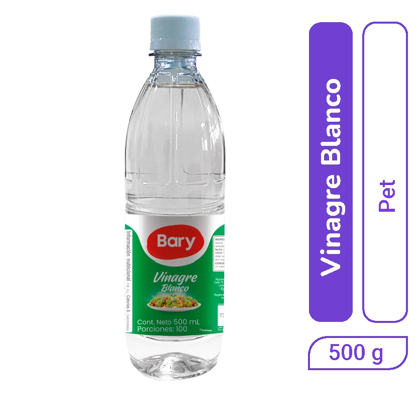 Vinagre Blanco Bary 500 ml x 1 und