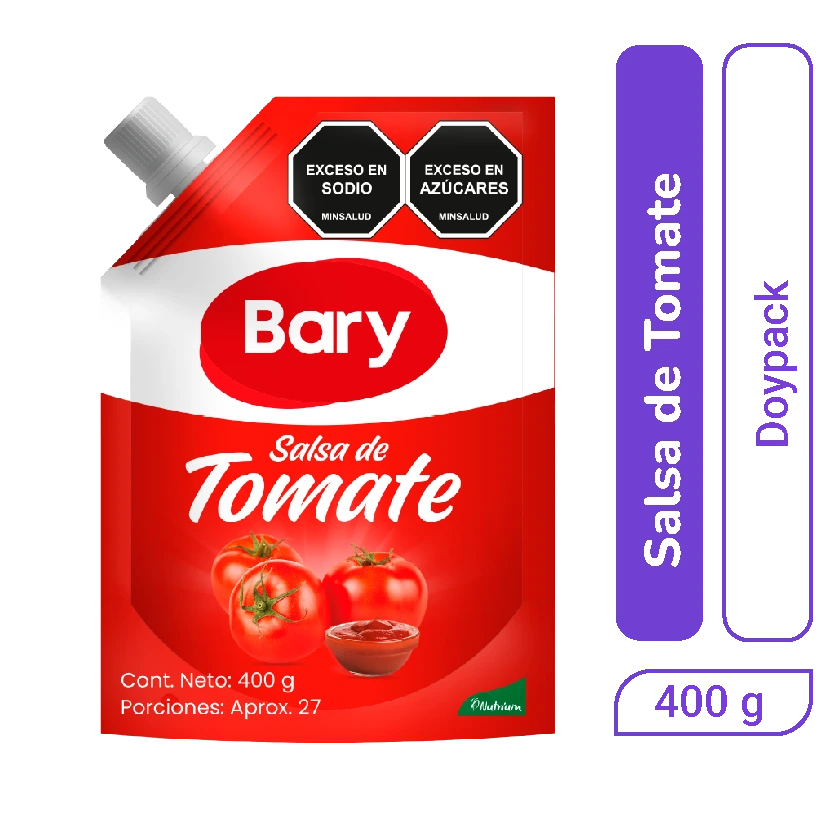 Salsa de Tomate Bary Doypack 400 gr x 1 und