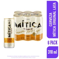 Cerveza Mítica Original Lata 310 ml x 6 und