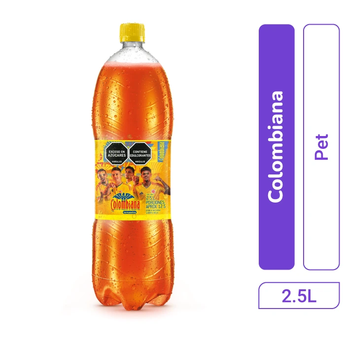 Gaseosa Colombiana pet 2.5 lt x 1 und