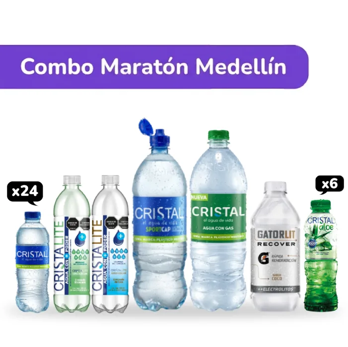 Combo Maratón Cristal y Cristalite