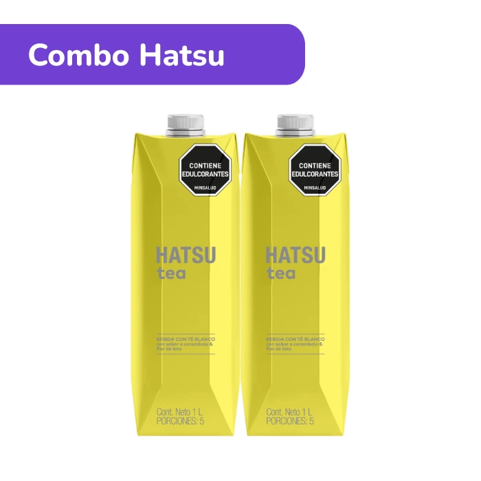 Combo Hatsu Amarillo: T&eacute; Hatsu Amarillo 1 L x 2 und