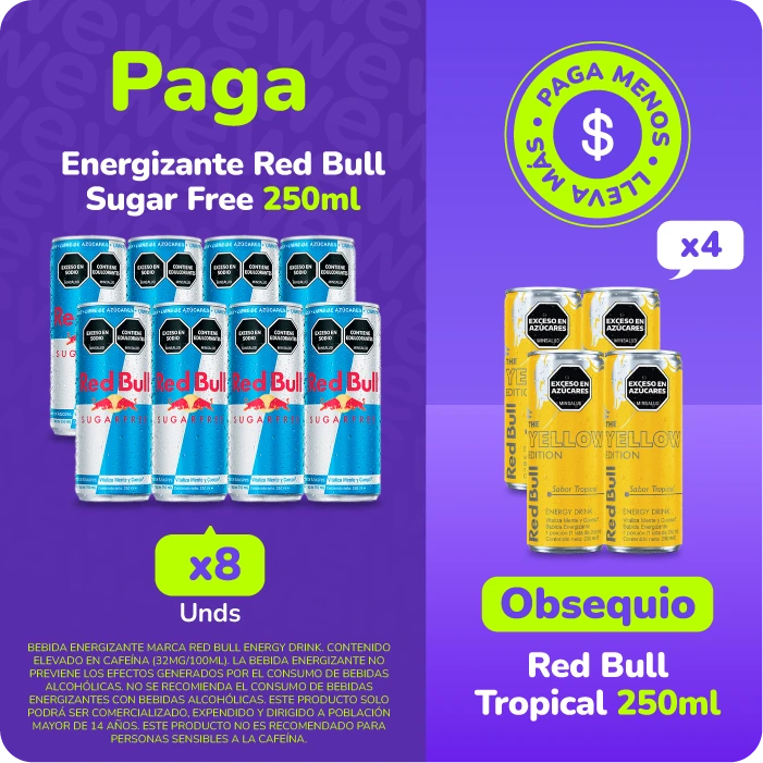 Paga Menos Lleva Más: Red Bull