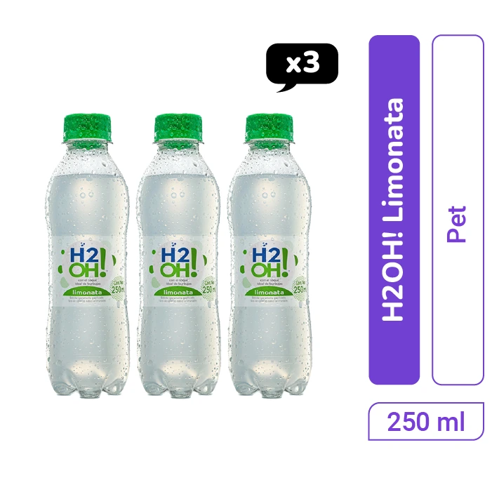 H2Oh! Limonata pet 250 ml x 3 und