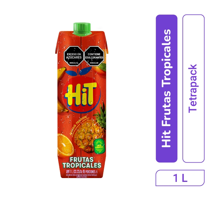 Hit Frutas Tropicales Tetrapack 1 lt x 1 und