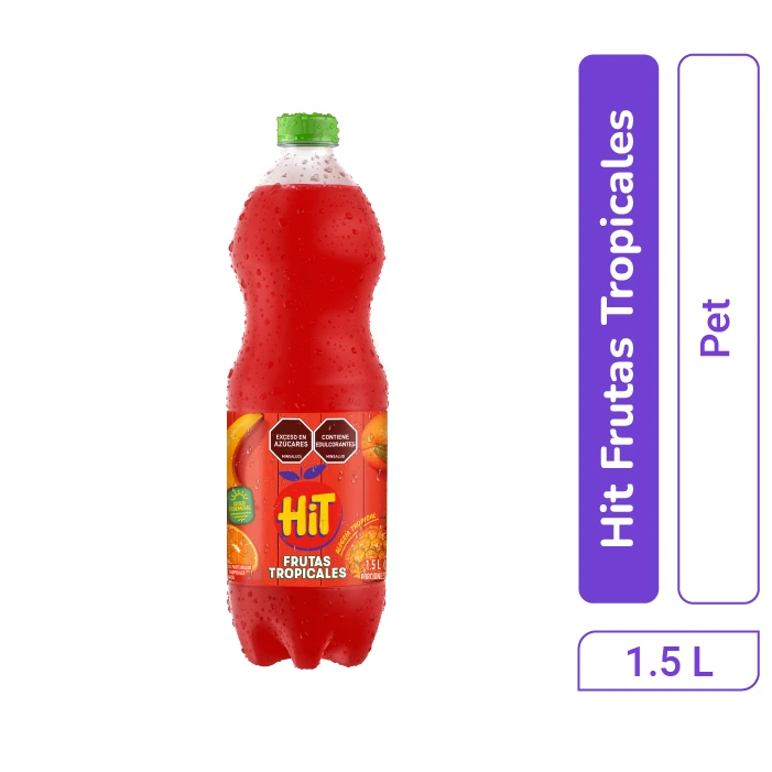 Hit Frutas Tropicales Pet 1.5 lt x 1 und