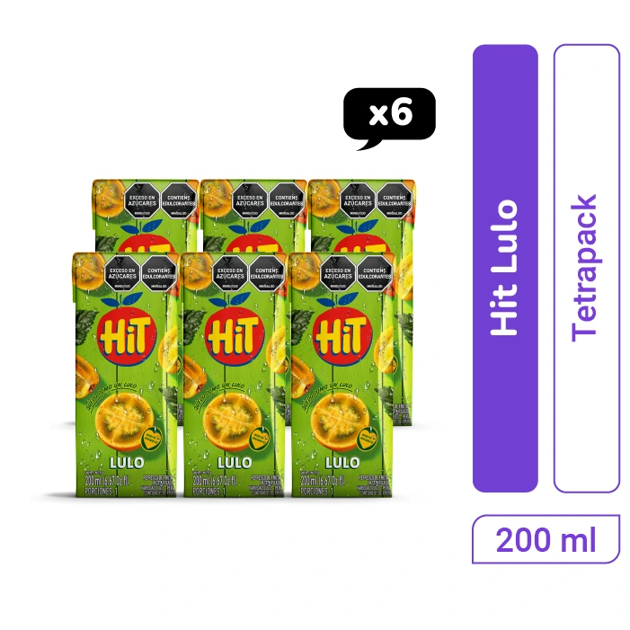 Hit Lulo Tetrapack 200 mlx 6 und