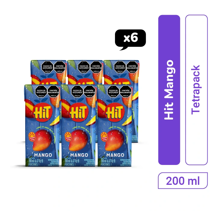 Hit Mango Tetrapack 200 ml x 6 und