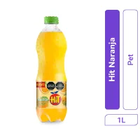 Refresco de Fruta Hit Naranja Pet 1 L x 1 und