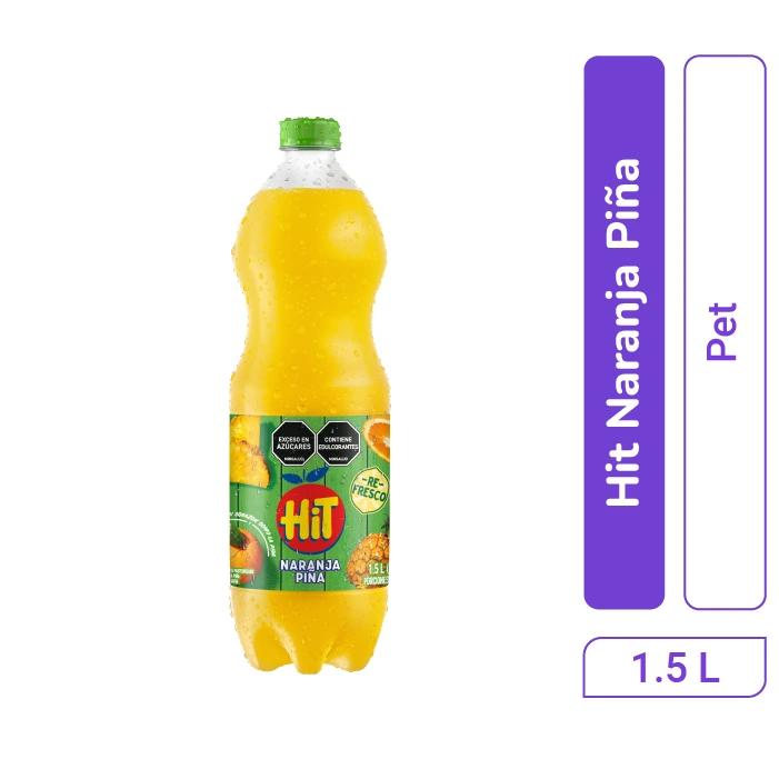 Hit Naranja Piña Pet 1.5 ltx 1 und