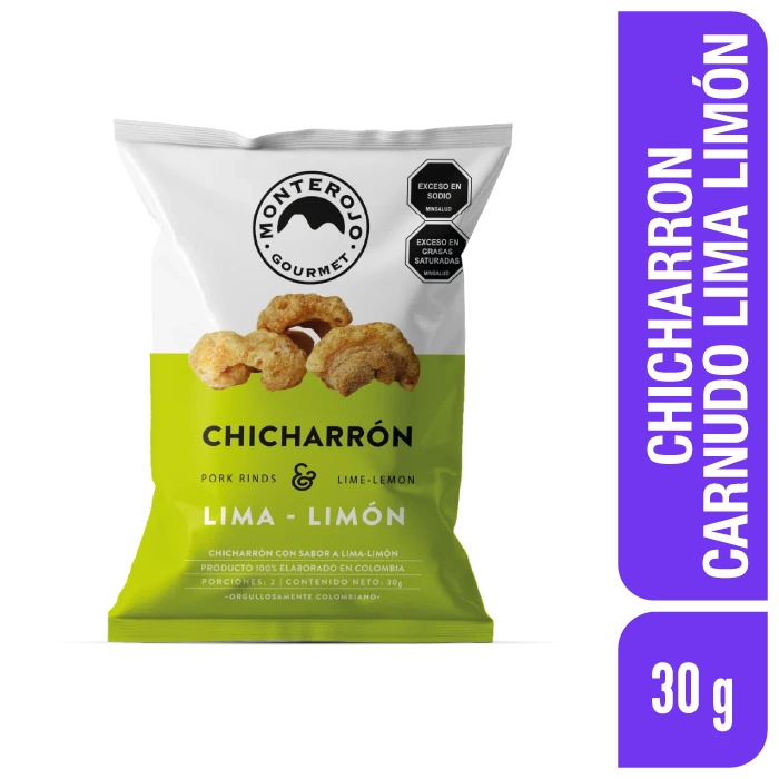 Chicharr&oacute;n Carnudo MonteRojo Lima Lim&oacute;n 30 g x 1 und