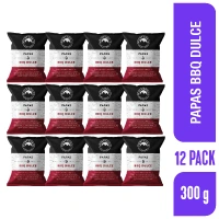 Papas MonteRojo Bbq Dulce 25 g x 12 und