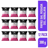 Papas MonteRojo Sal Rosada Himalaya 25 g x 12 und
