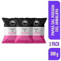 Papas MonteRojo Sal Rosada Himalaya 100 g x 3 und