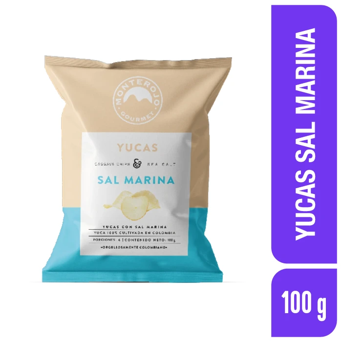 Yucas MonteRojo Sal Marina 100 g x 1 und