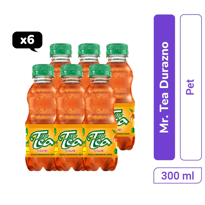 Té Mr. Tea Durazno Pet 300 ml x 6 und