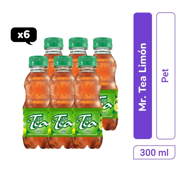 Té Mr. Tea Limón Pet 300 ml x 6 und