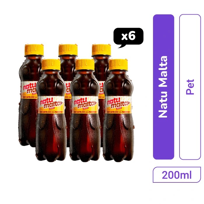 Malta Natumalta Pet 200 ml x 6 und