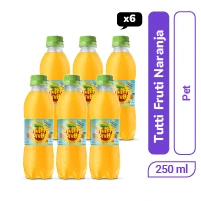 Jugo Tutti Frutti Naranja Pet 250 ml x 6 und