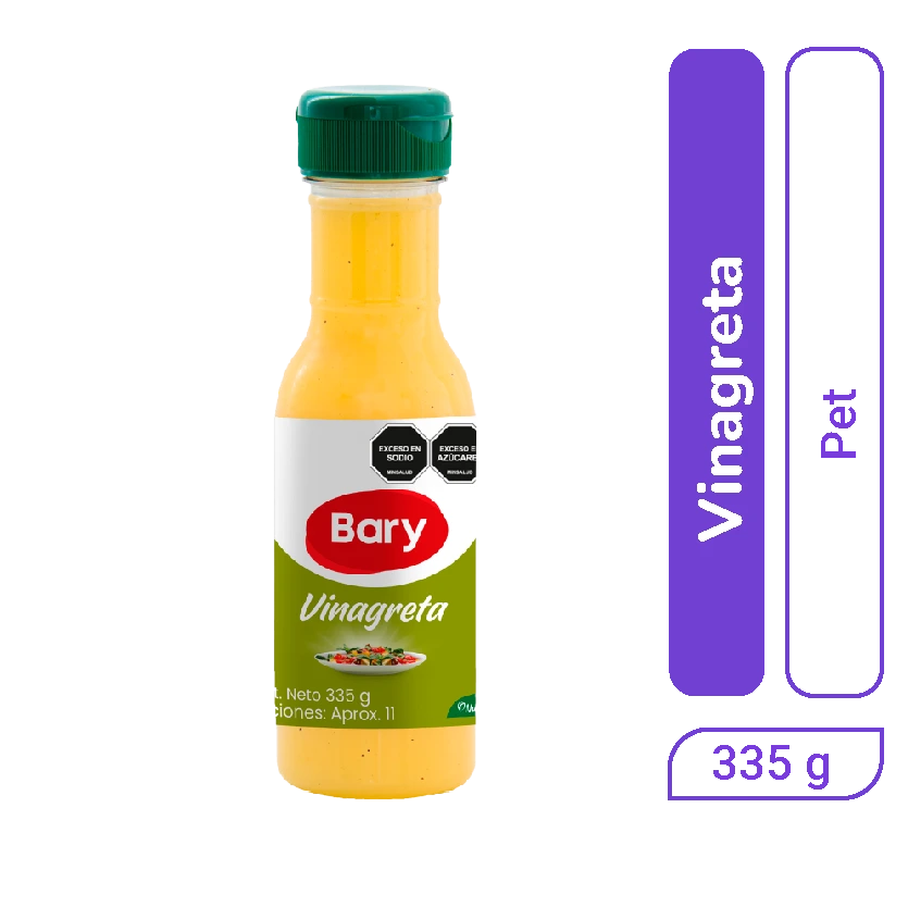 Vinagreta Bary 335 gr x 1 und