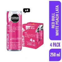 Energizante Red Bull Melocot&oacute;n Lata 250 ml x 4 und