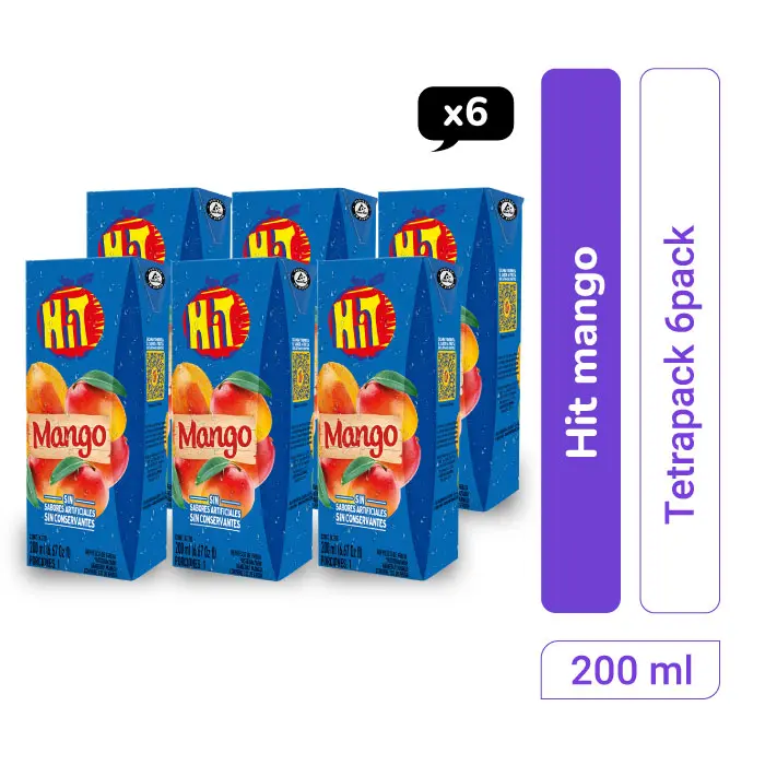 Hit Mango Tetrapack 200 ml x 6 und