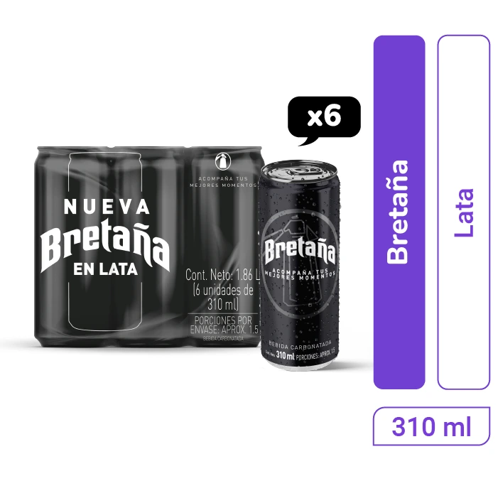 Soda Bretaña Lata 310 ml x 1 und