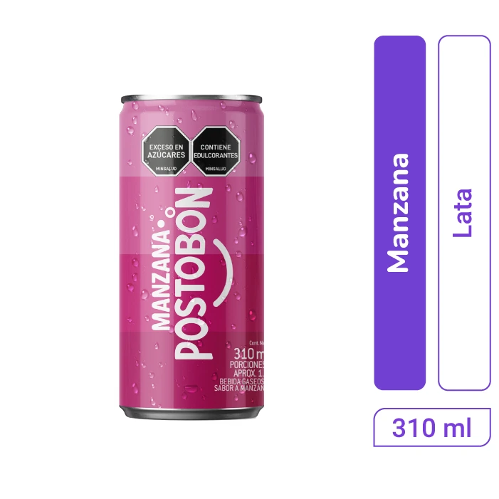 Gaseosa Manzana Postobón Lata 310 ml x 1 und
