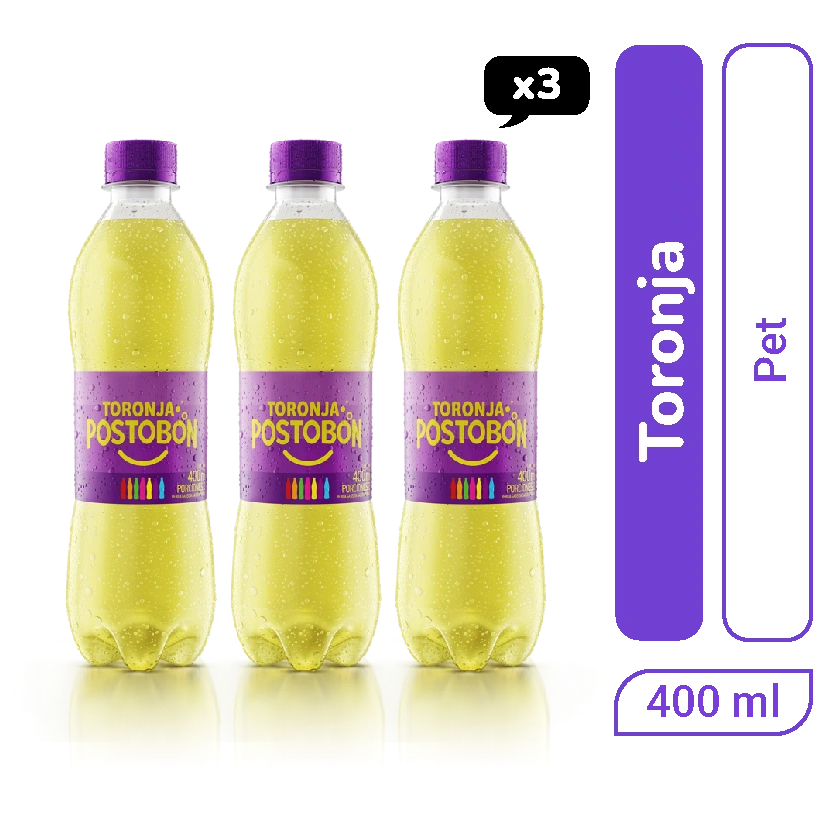 Toronja Postobón pet 400 ml x 3 und