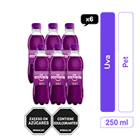 Uva Postobón pet 250 ml x 6 und