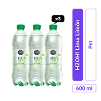 H2Oh! Lima Limón pet 600 ml x 3 und