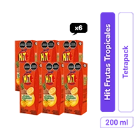Hit Frutas Tropicales Tetrapack 200 ml x 6und
