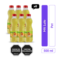 Hit Lulo Pet 500 ml x 6und