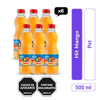 Hit Mango Pet 500 ml x 6 und