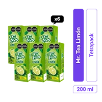 Té Mr. Tea Limón tetrapack 200 ml x 6 und