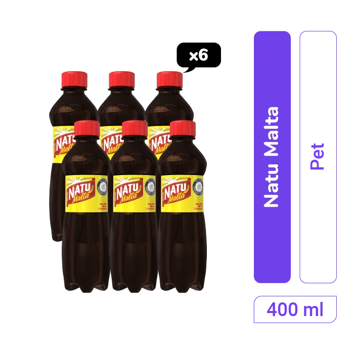 Natu Malta Pet 400 ml x 1 und