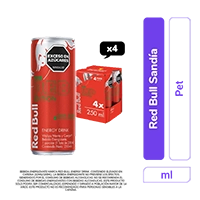 Energizante Red Bull Sandía Lata 250 ml x 4 und
