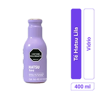 Té Hatsu Lila Sin CaloríasVidrio 400 mlx 1 und
