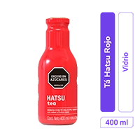 Té Hatsu Rojo Vidrio 400 ml