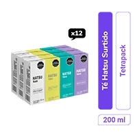 Té Hatsu Surtido Tetrapack 200 ml x 12 und