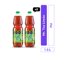 Té Mr. Tea Limón Pet 1.5 lt x 2 und